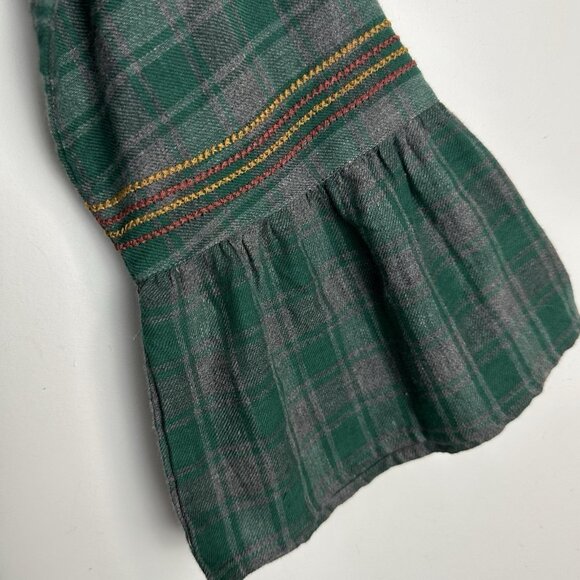 Ivy Jane Embroidered Tunic Top Boho Fairy Hippie Hooded Bell Sleeve Flannel - Picture 5 of 10